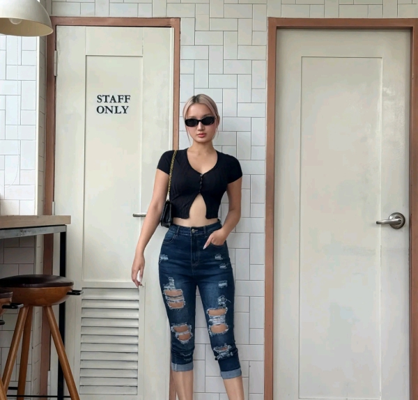 Quần Jean Nữ Ôm Rách